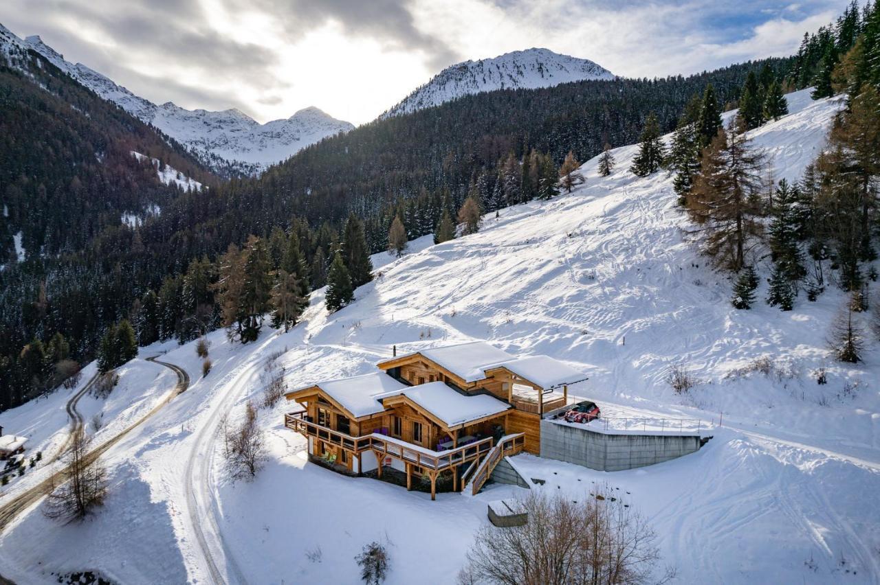 Chalet Flocon De Neige - Jacuzzi - Sauna La Tzoumaz Exterior foto